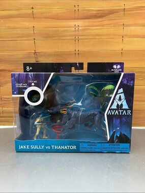Avatar Jake Sully vs Thanator Figure Set